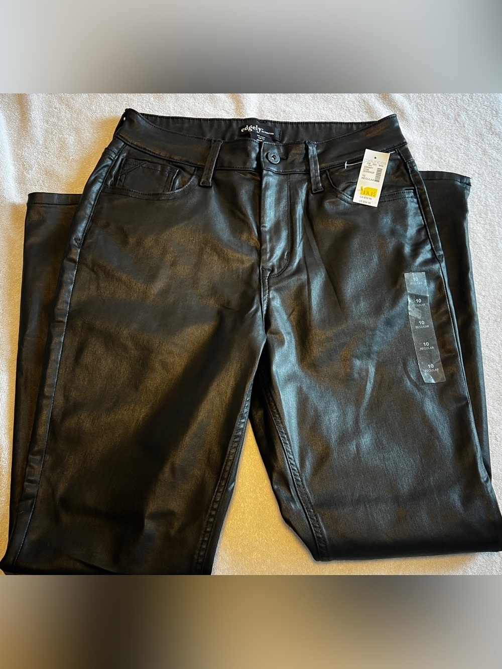 Black Coated Women’s Jeans